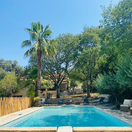 Magnifique Villa Typique Du Sud Avec Piscine Privee Et Jardin Mediterraneen Saint-Vincent-de-Barbeyrargues المظهر الخارجي الصورة